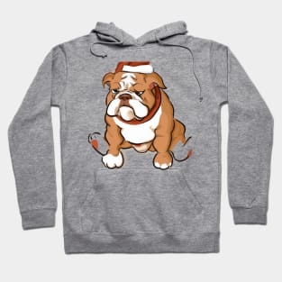 Cute Bulldog Drawing Hoodie